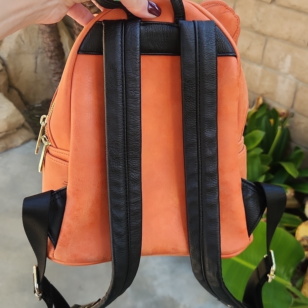Loungefly Disney Halloween Pumpkin Mickey Backpack - Picture 6 of 12
